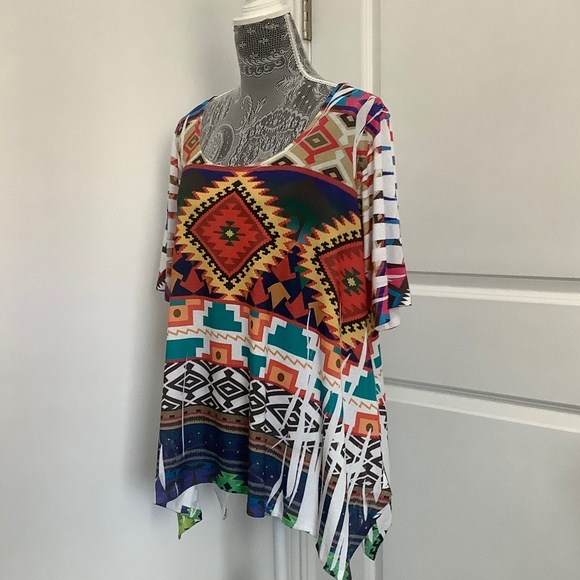 S.point Tunic Top, New with Tag, size 2X, Made in USA - Picture 5 of 8